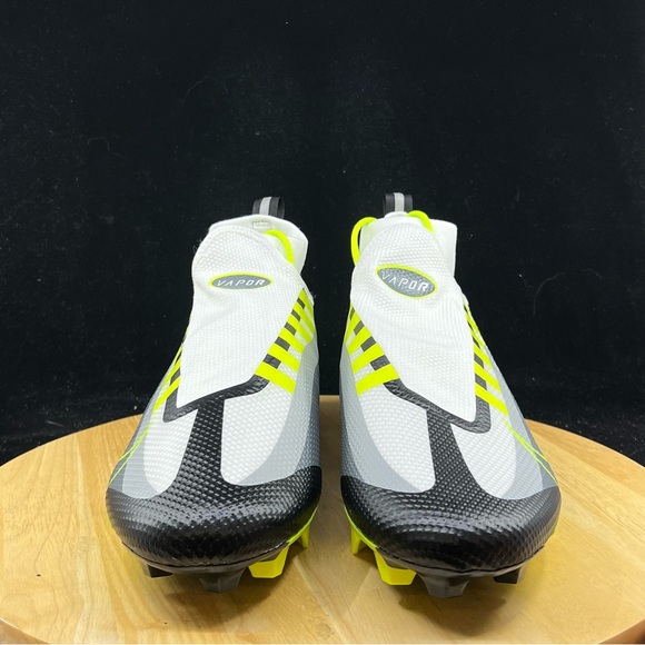 Nike Vapor Edge Pro 360 Football Cleats Grey Volt DQ3670-071 Men Sz 13.5 New - Picture 3 of 7